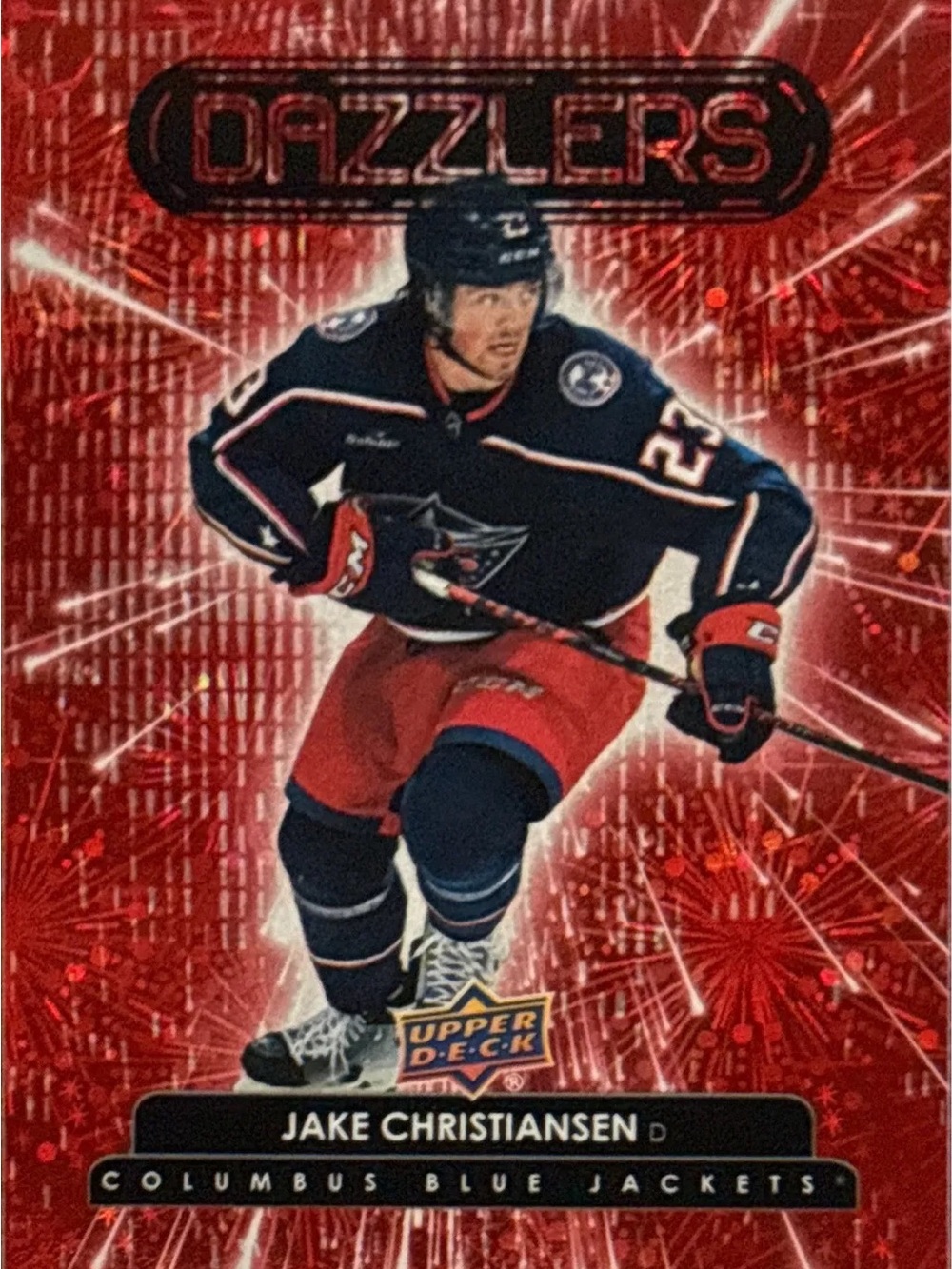 Upper Deck Jake Christiansen Dazzlers Hockey Trading Card